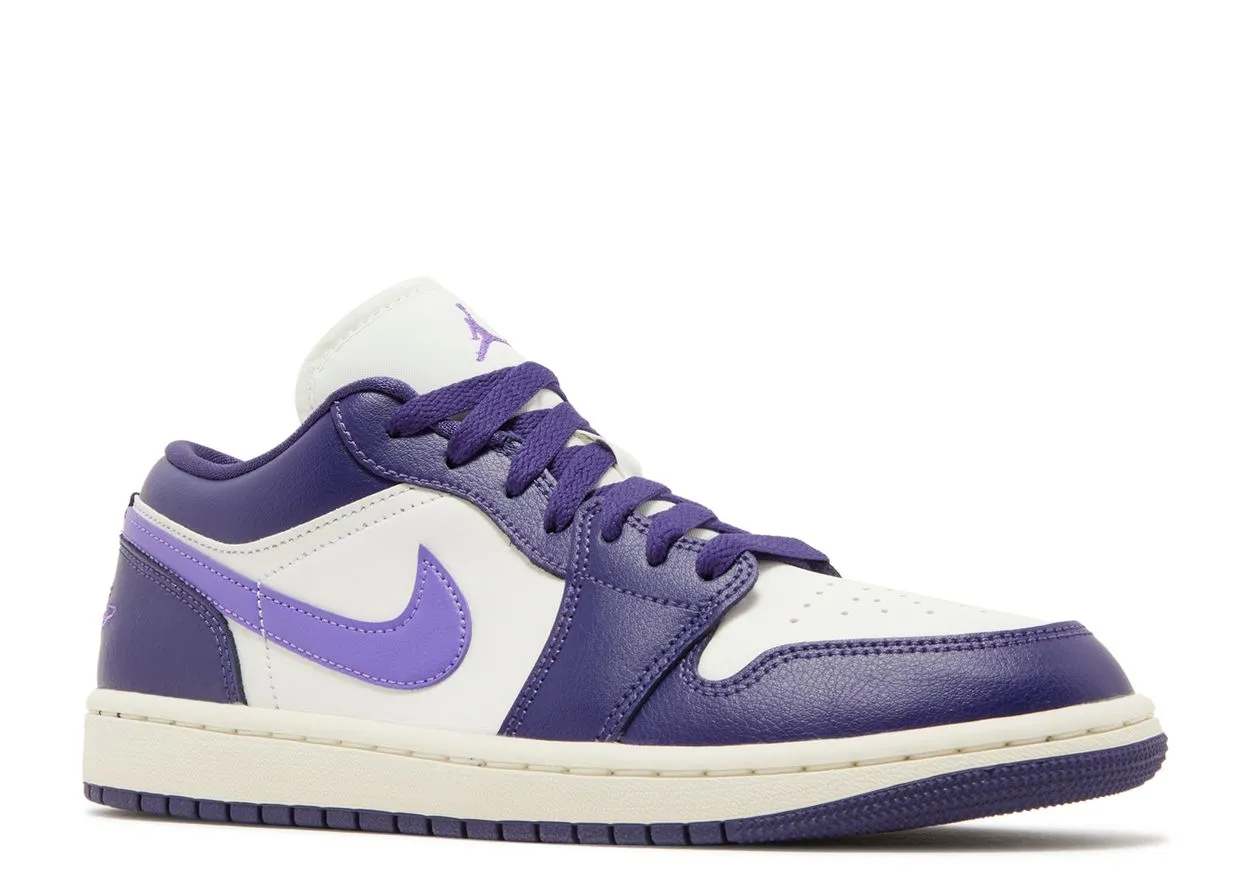 Air Jordan 1 Low Sky J Purple River Walk Sleek Build