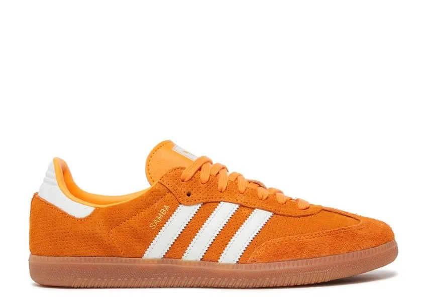 Adidas Samba OG Orange Rush Gum Street Fashion Test Hike
