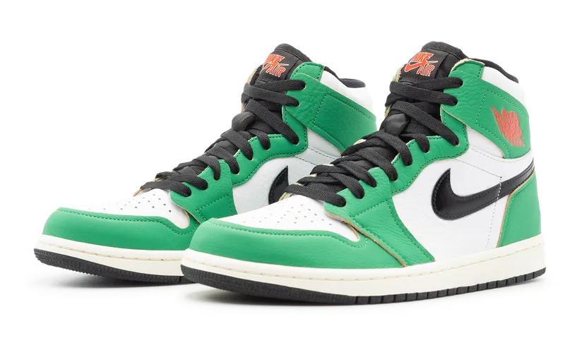 Kick Back Street Look Nike Jordan 1 Retro High Lucky Green (DB4612-300) Women's Size 9-12