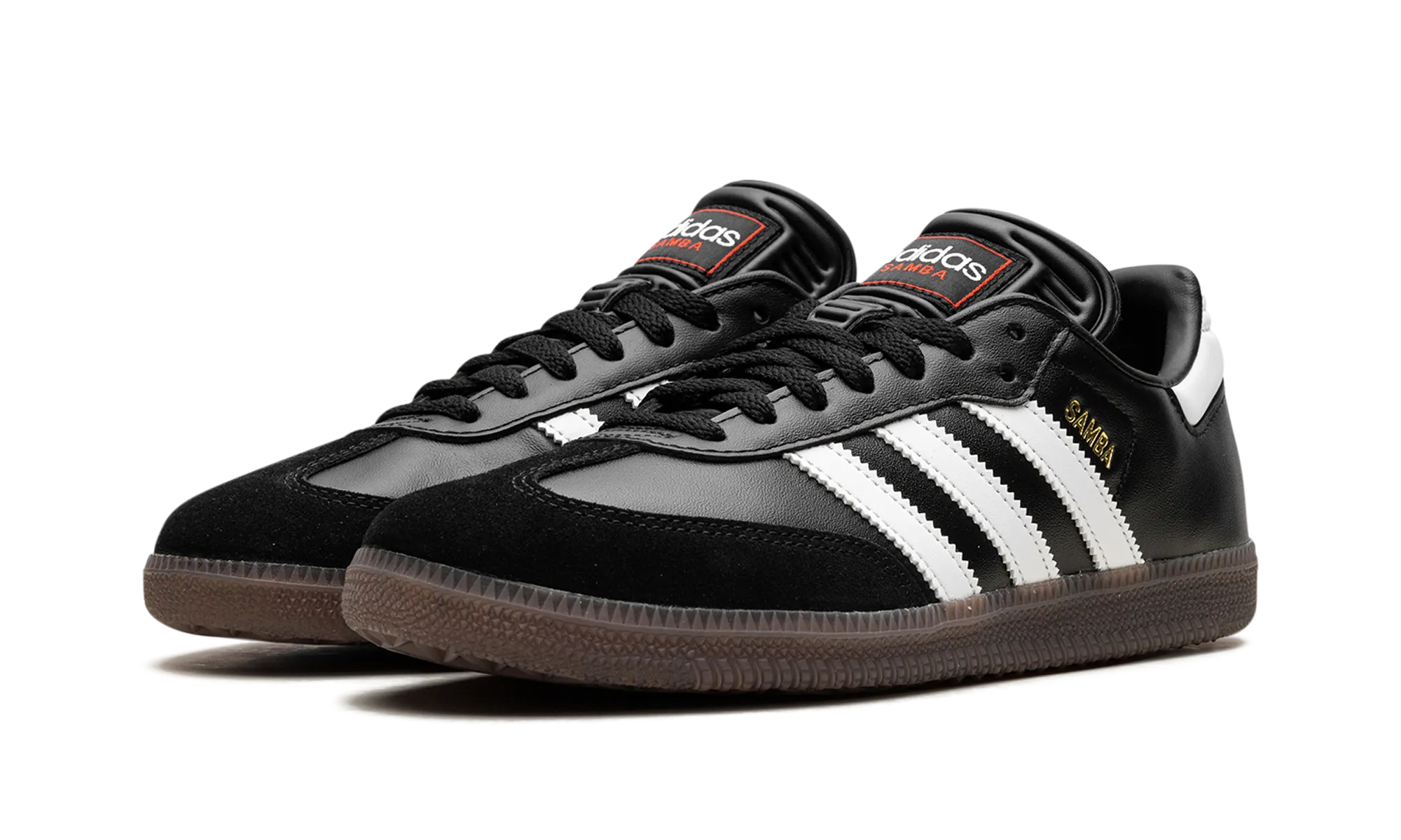 Comfort Upper Material SAMBA "CBLACK/FTWWHT/VIVRED"