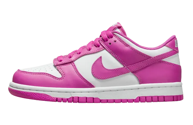 Show Time Art Fair Nike Dunk Low "Active Fuchsia" Grade School