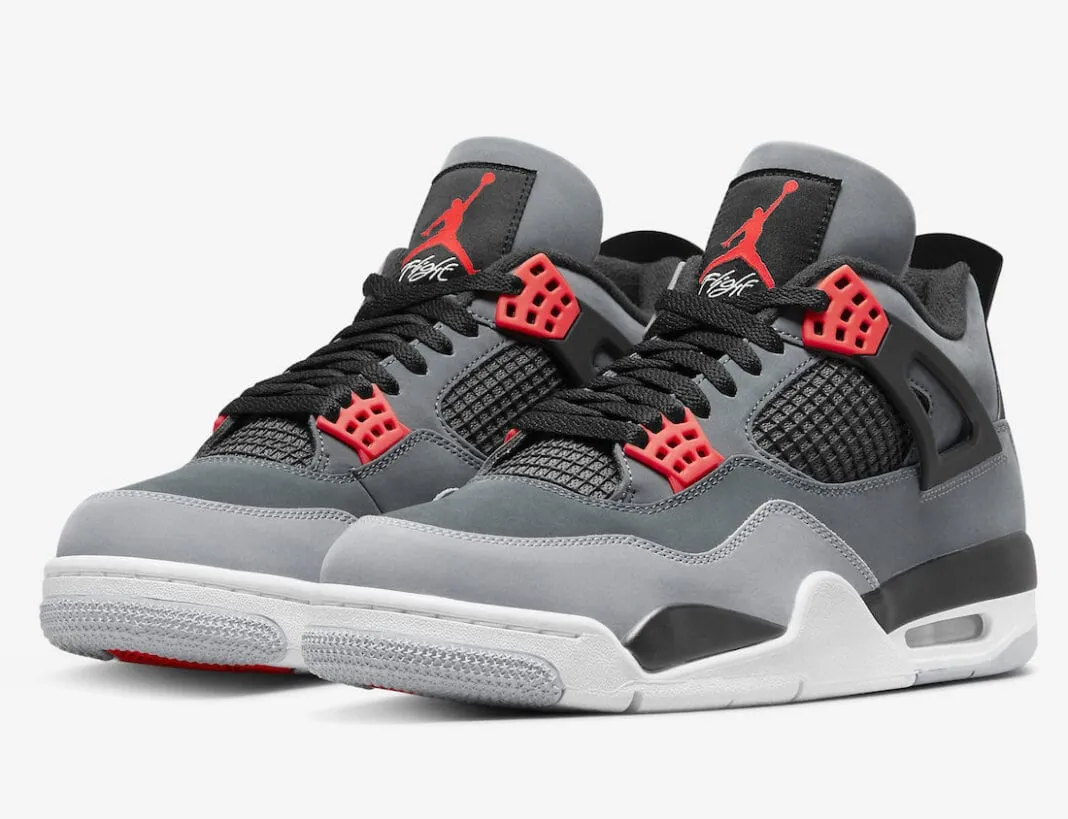 Jordan 4 Retro Infrared (GS) Step Relief Short Distance