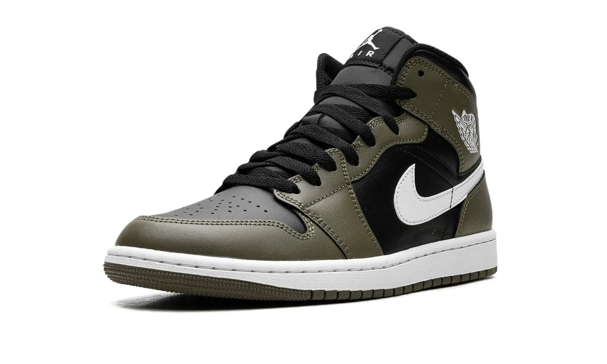 No Rub Air Jordan 1 Mid 'Medium Olive'