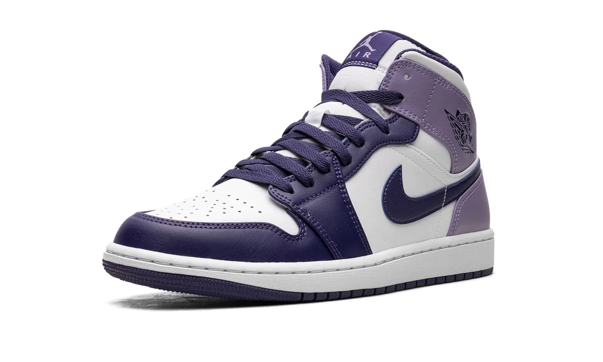 Air Jordan 1 Mid Sky J Purple Pasture Hike Run Errands