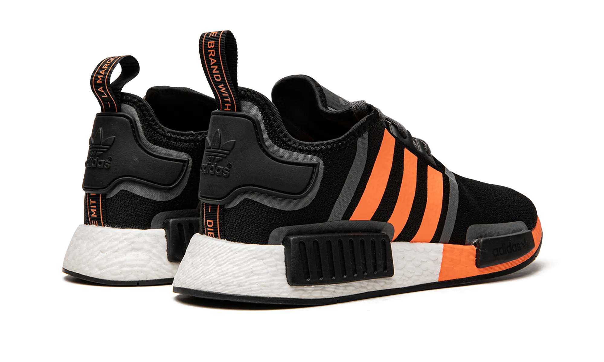 Quiet Walk NMD R1 "Black / Screaming Orange"