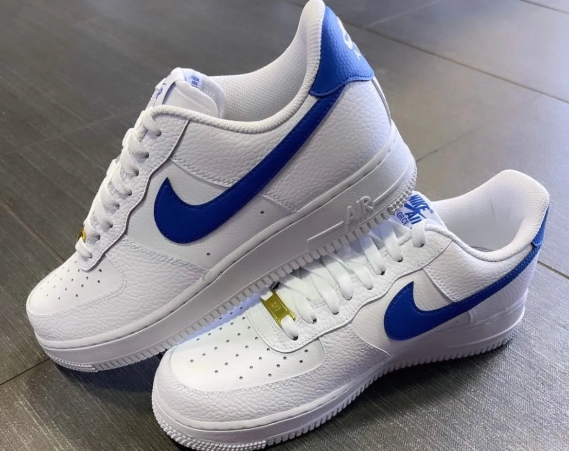 NIKE AIR FORCE 1 WHITE ROYAL Friend Pace