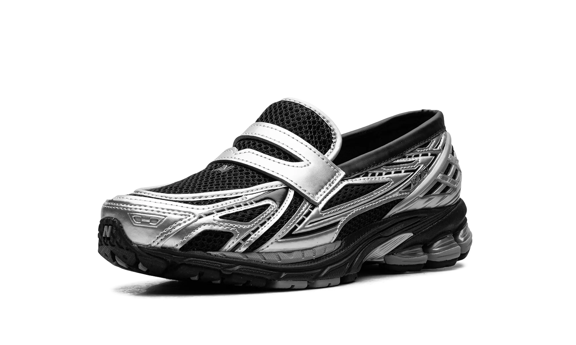 1906L "Silver Metallic Black" Soft Steps Quiet Footprint