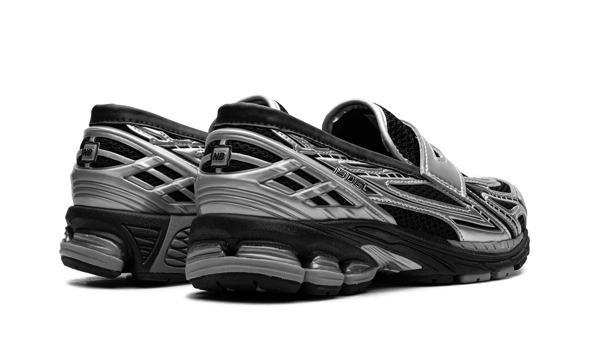 Sporty Style Turn Step 1906L "Silver Metallic Black"