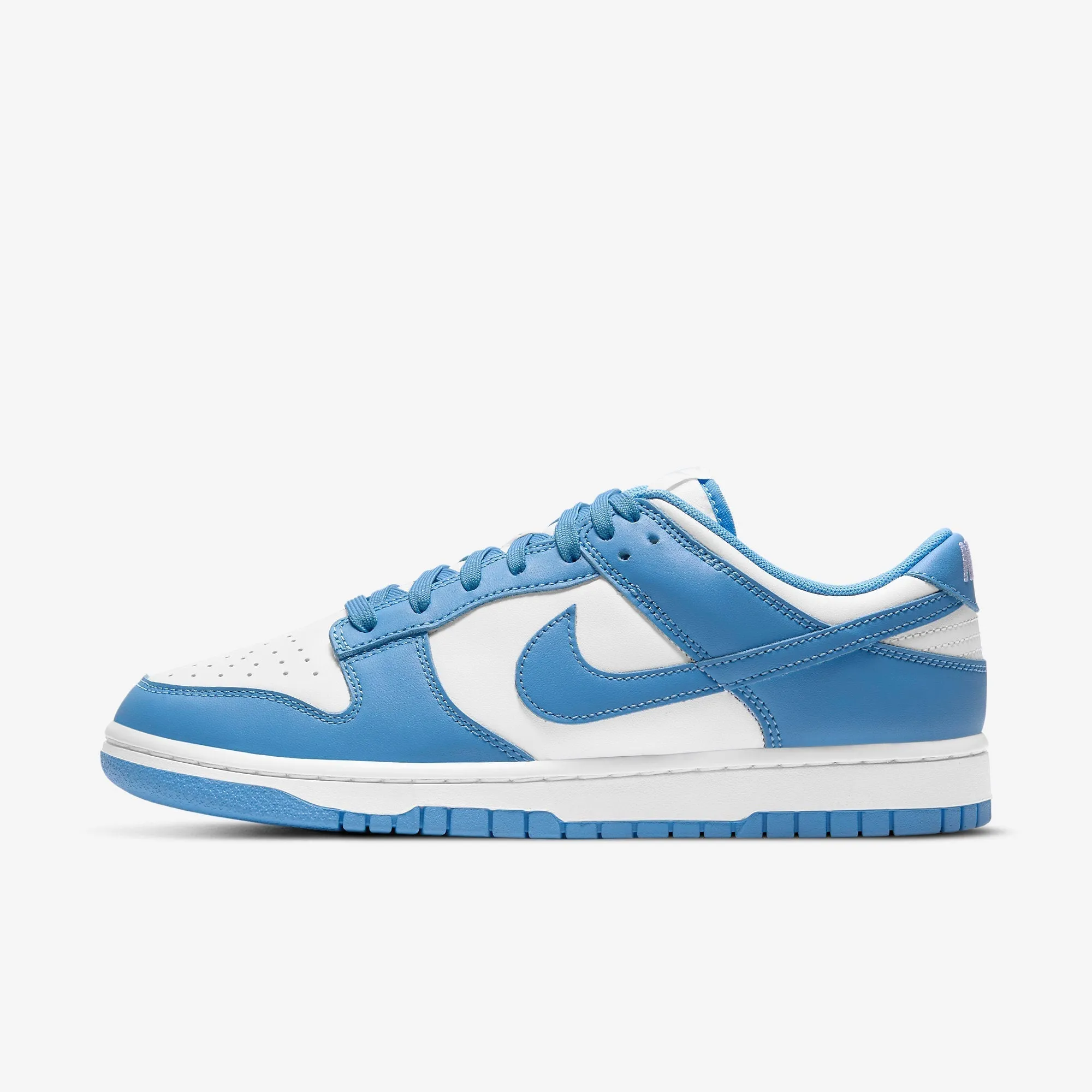 (Men's) Nike Dunk Low Retro 'UNC University Blue' (2021) DD1391-102 Flex Pattern hook and loop closure