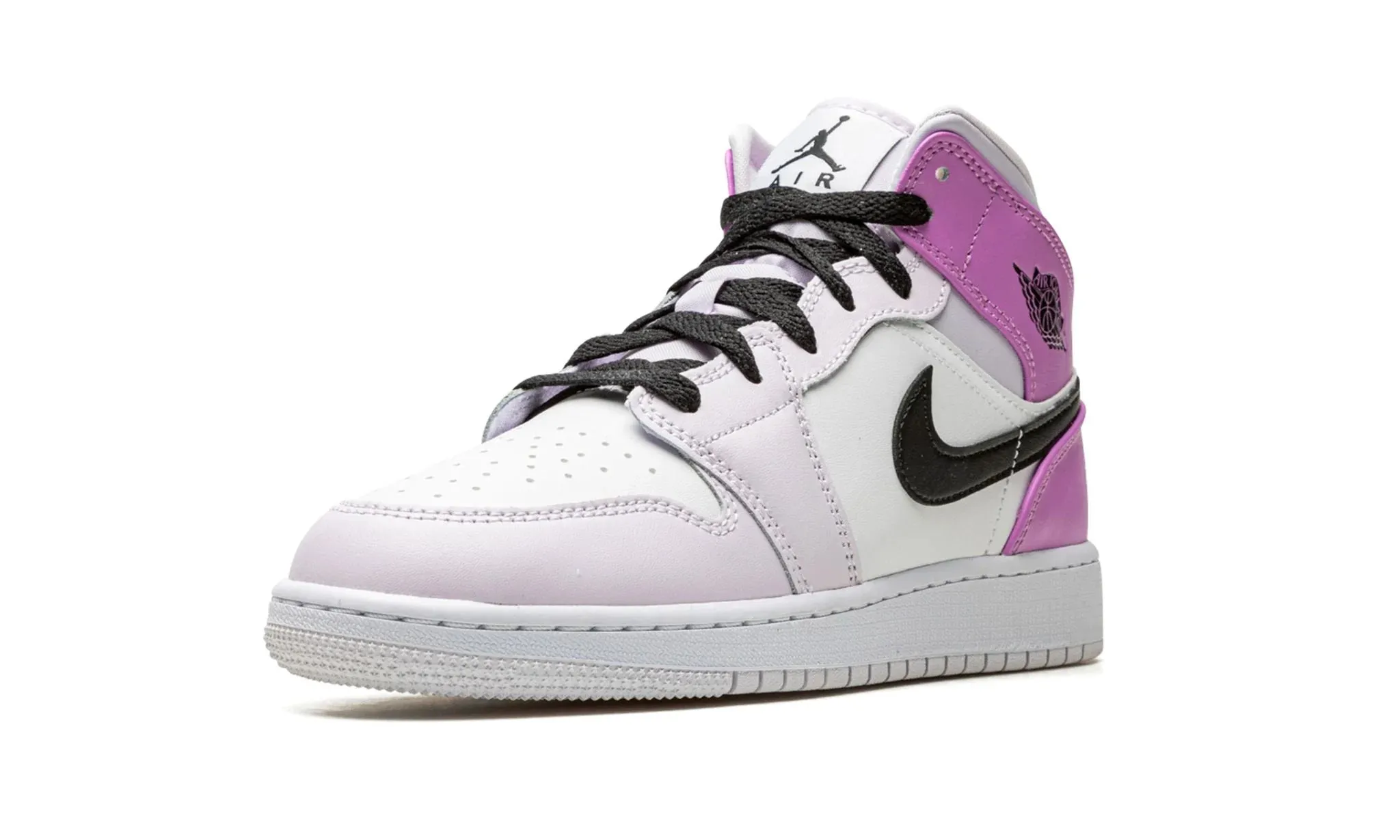 Air Jordan 1 Mid GS 'Barely Grape' Core Design