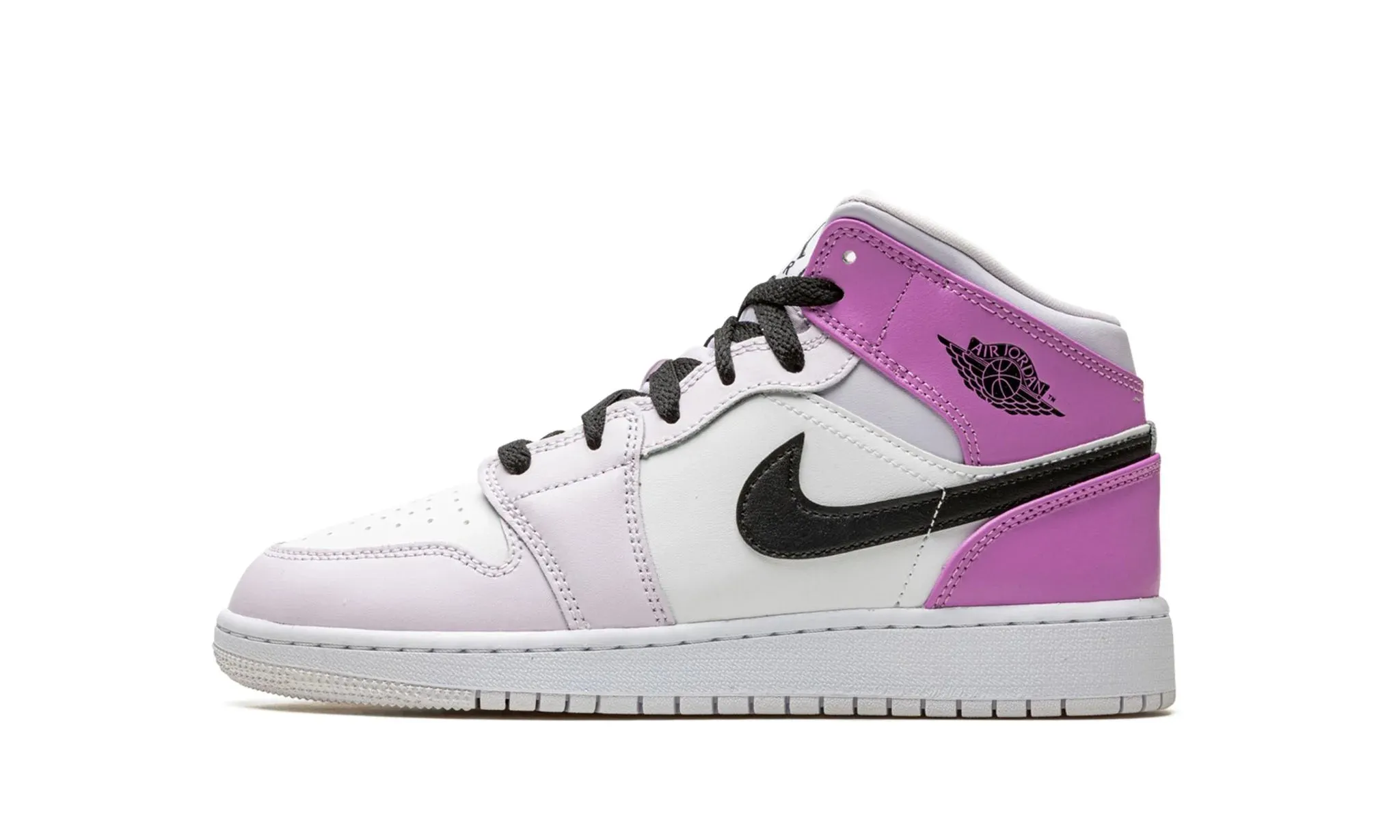 Air Jordan 1 Mid GS 'Barely Grape' Luxe Look