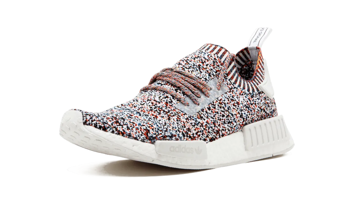 NMD_R1 PK "Colour Static" Child Run Adjustable   fit