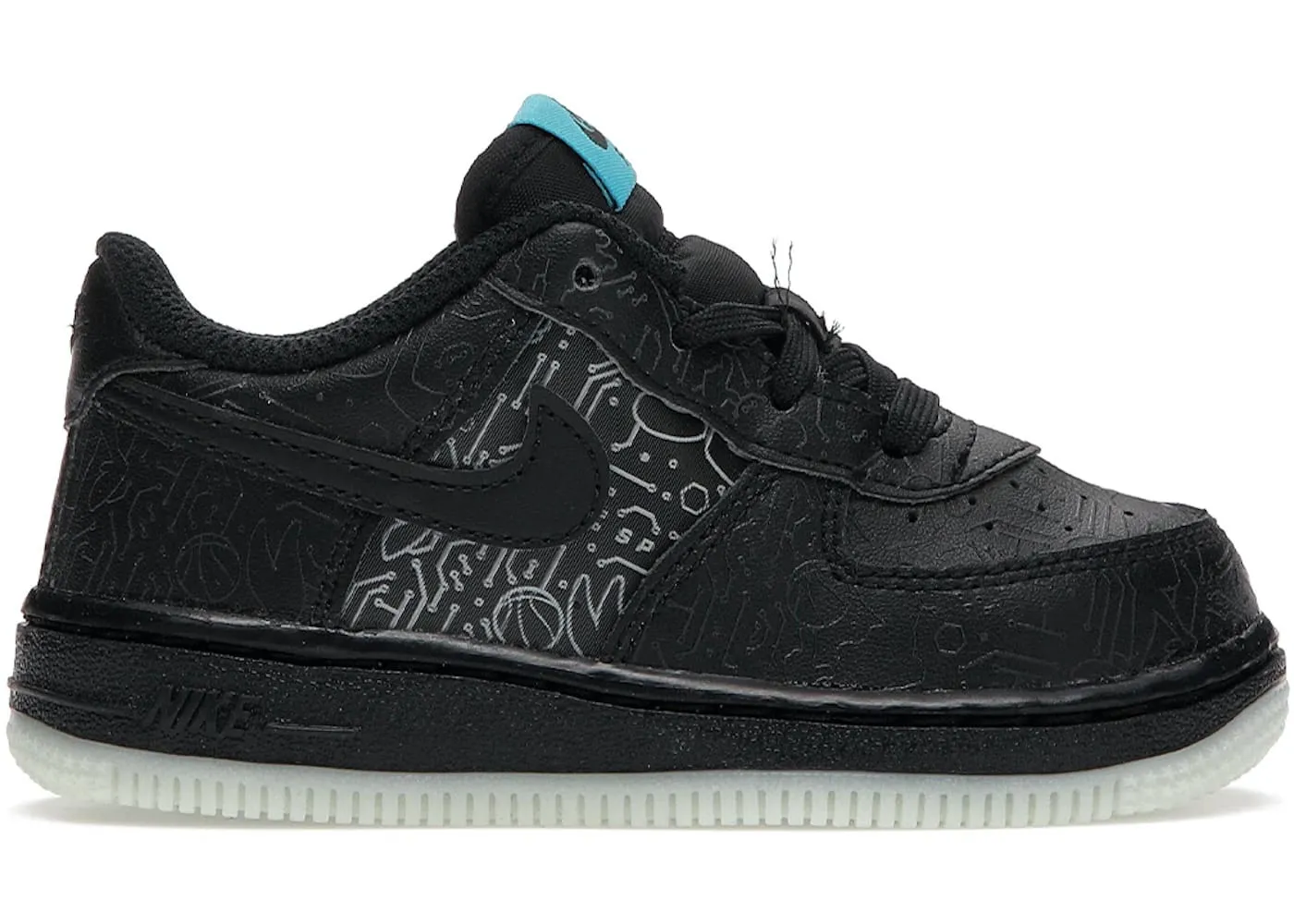 Nike Air Force 1 Low Computer Chip Space Jam (TD) Wood Path Walk Free