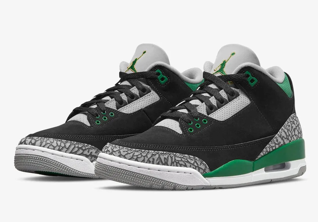 Outdoor Walk Jordan 3 Retro Pine Green