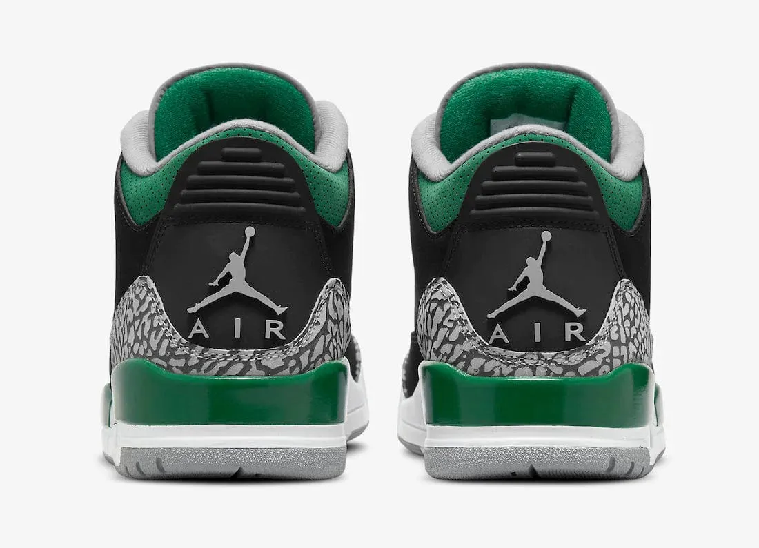 Jordan 3 Retro Pine Green Lightweight Upper Quiet Step