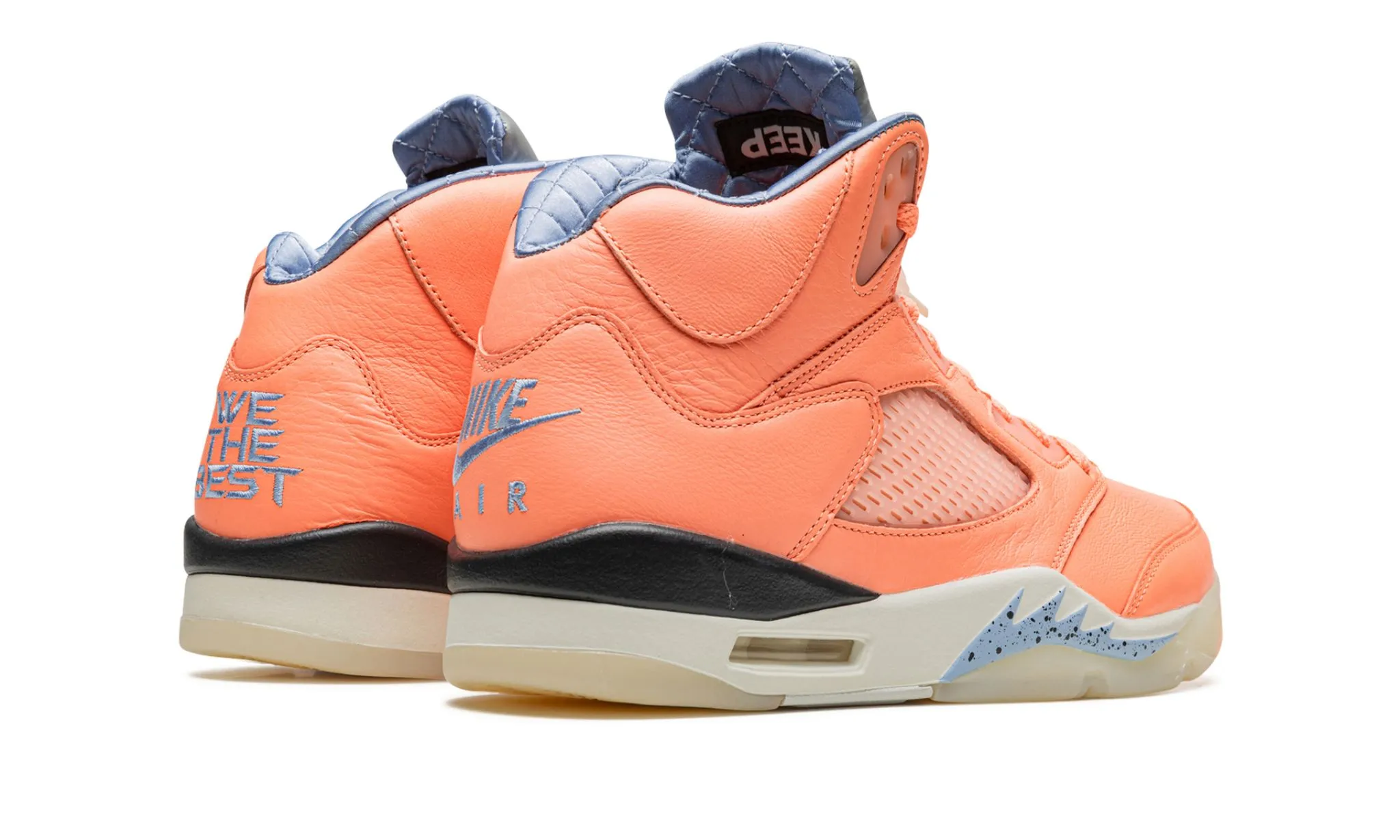Breathable Inside Jordan 5 Retro "We The Best - Crimson Bliss"