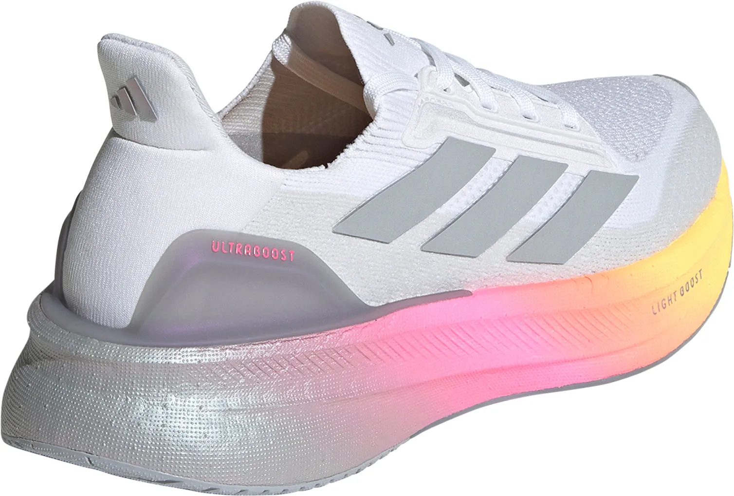adidas Ultra Boost 5X Womens Running Shoes - White Grippy Outsole