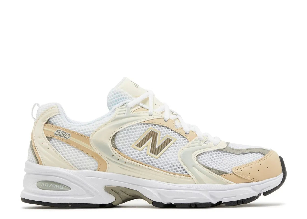 Wild Jog Embroidered design New Balance 530 Beige Silver ASOS Exclusive