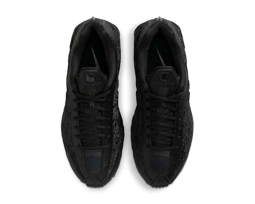 running for a connection with nature road durability Nike Shox R4 W "Black Floral"