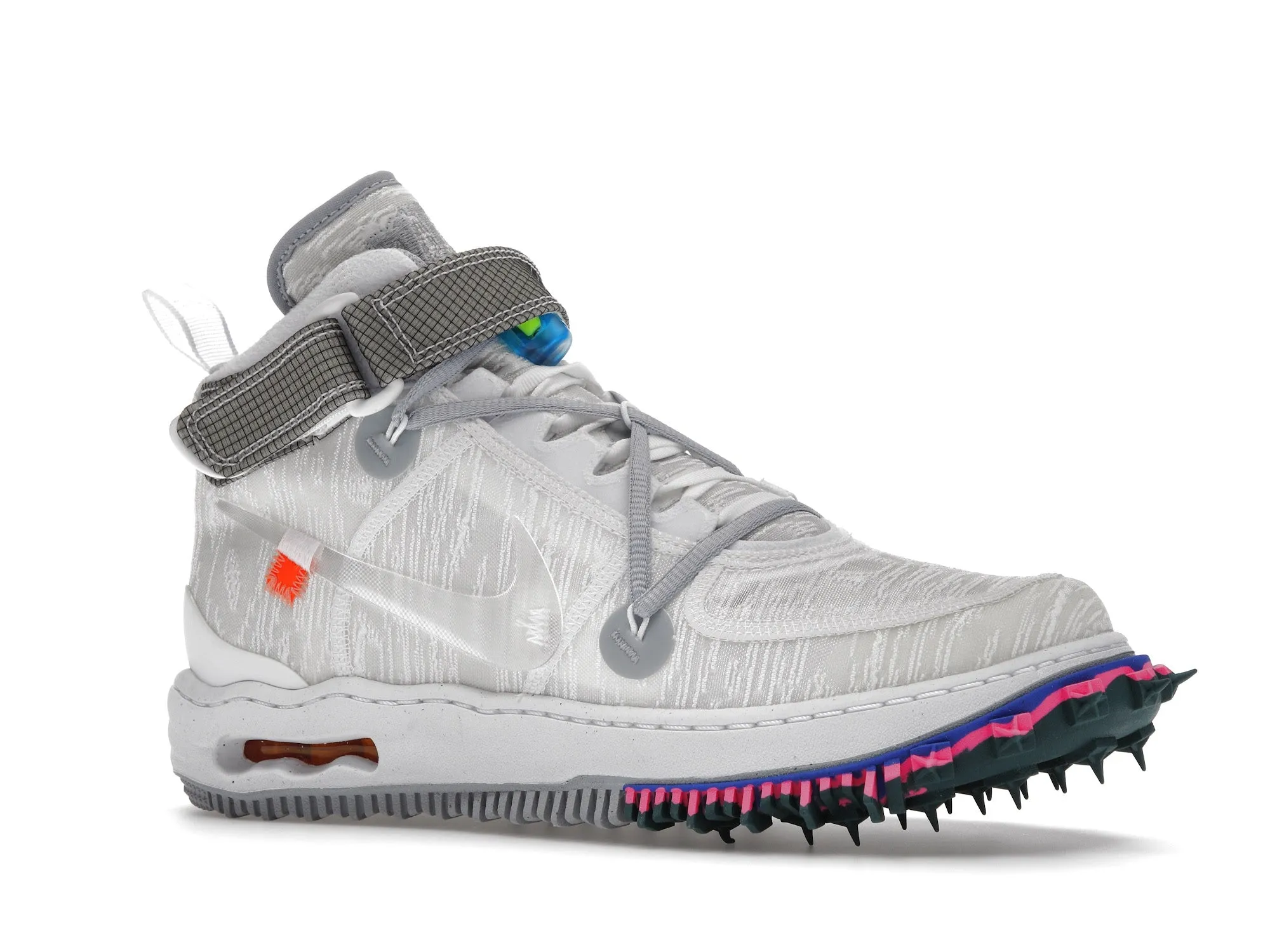 Nike Air Force 1 Mid Off-White White Sleek Finish Soft Sole Shoes