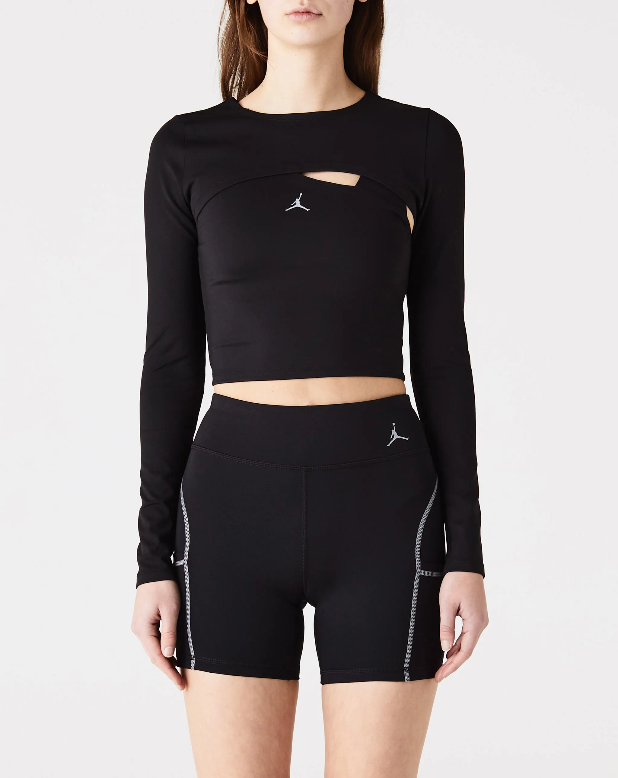 Fire Red Color Mix Women's Jordan Sport 2-in-1 Top