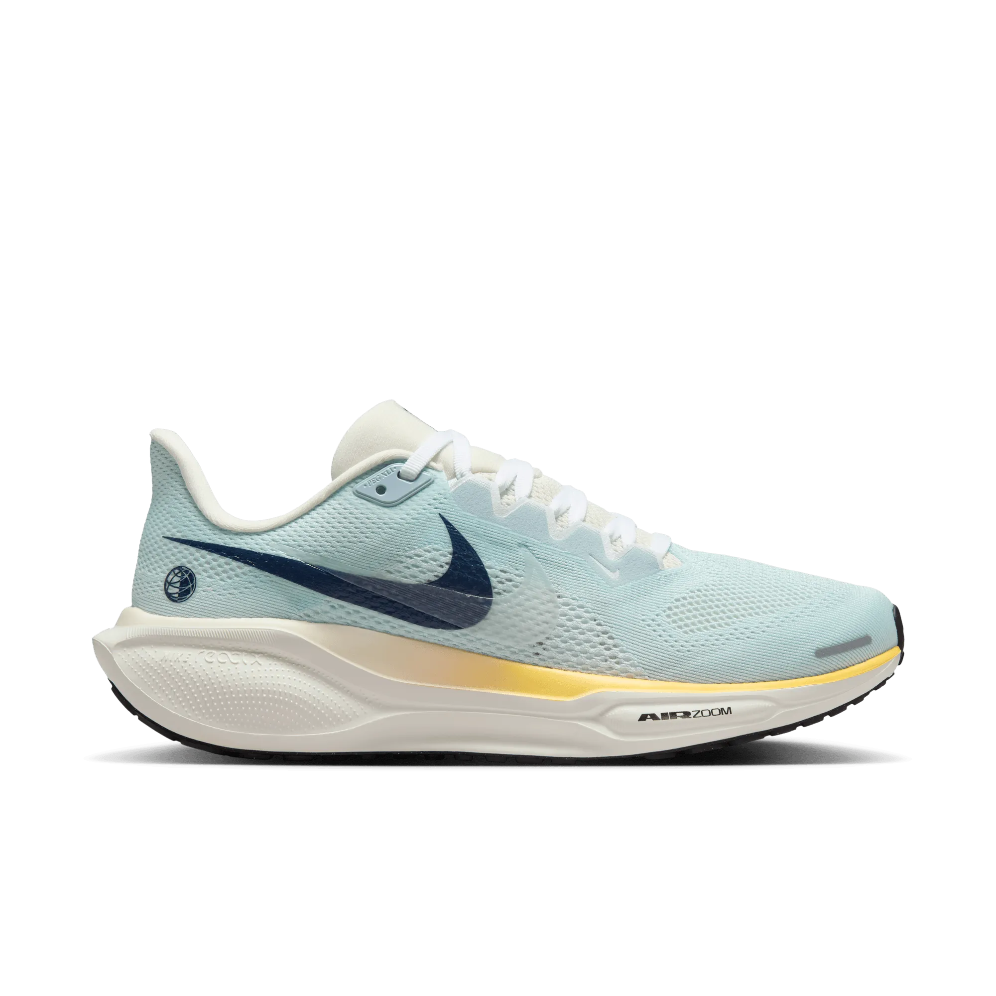 amateur runner use stability - feature shoes WOMEN'S PEGASUS 41 - B - GLACIER BLUE/MIDNIGHT NAVY