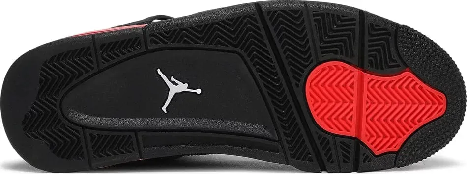 No Slip Feel Stable Jordan 4 Retro Red Thunder