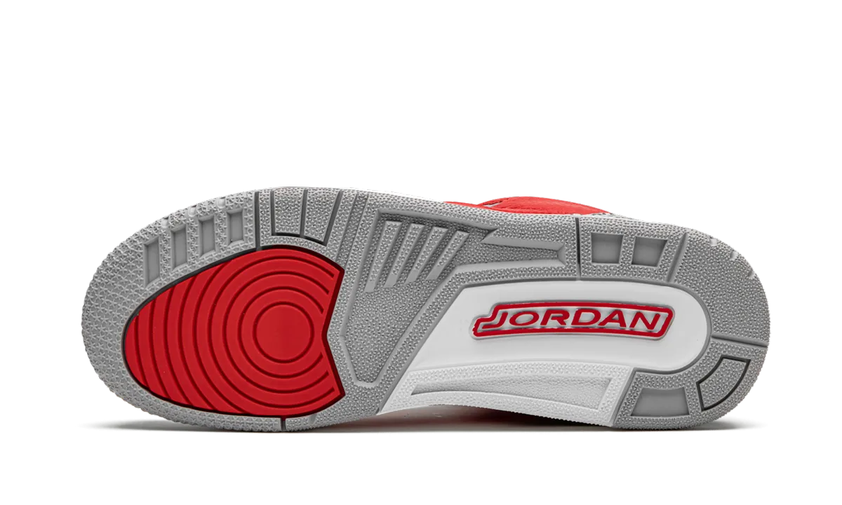 Air Jordan 3 Retro GS "Red Cement/Unite" Easy Layer