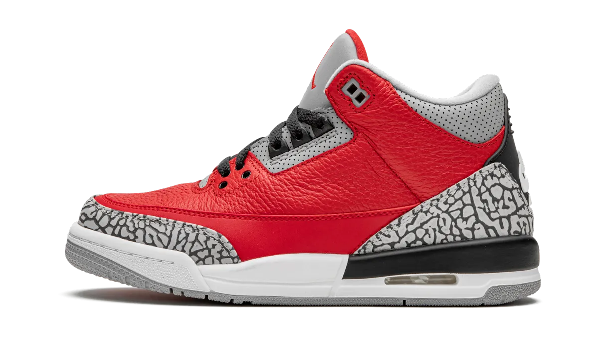 Urban Run Street Smart Air Jordan 3 Retro GS "Red Cement/Unite"