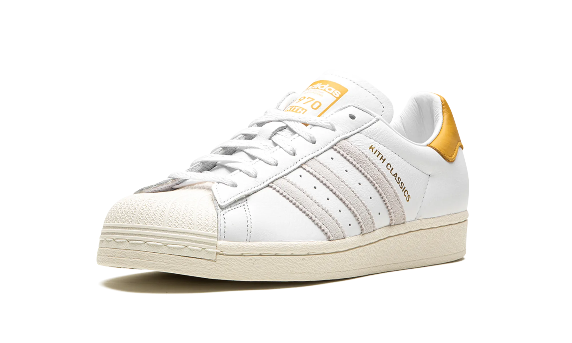 Fresh Looks Comfort support Superstar "Kith Classics - White Mango"