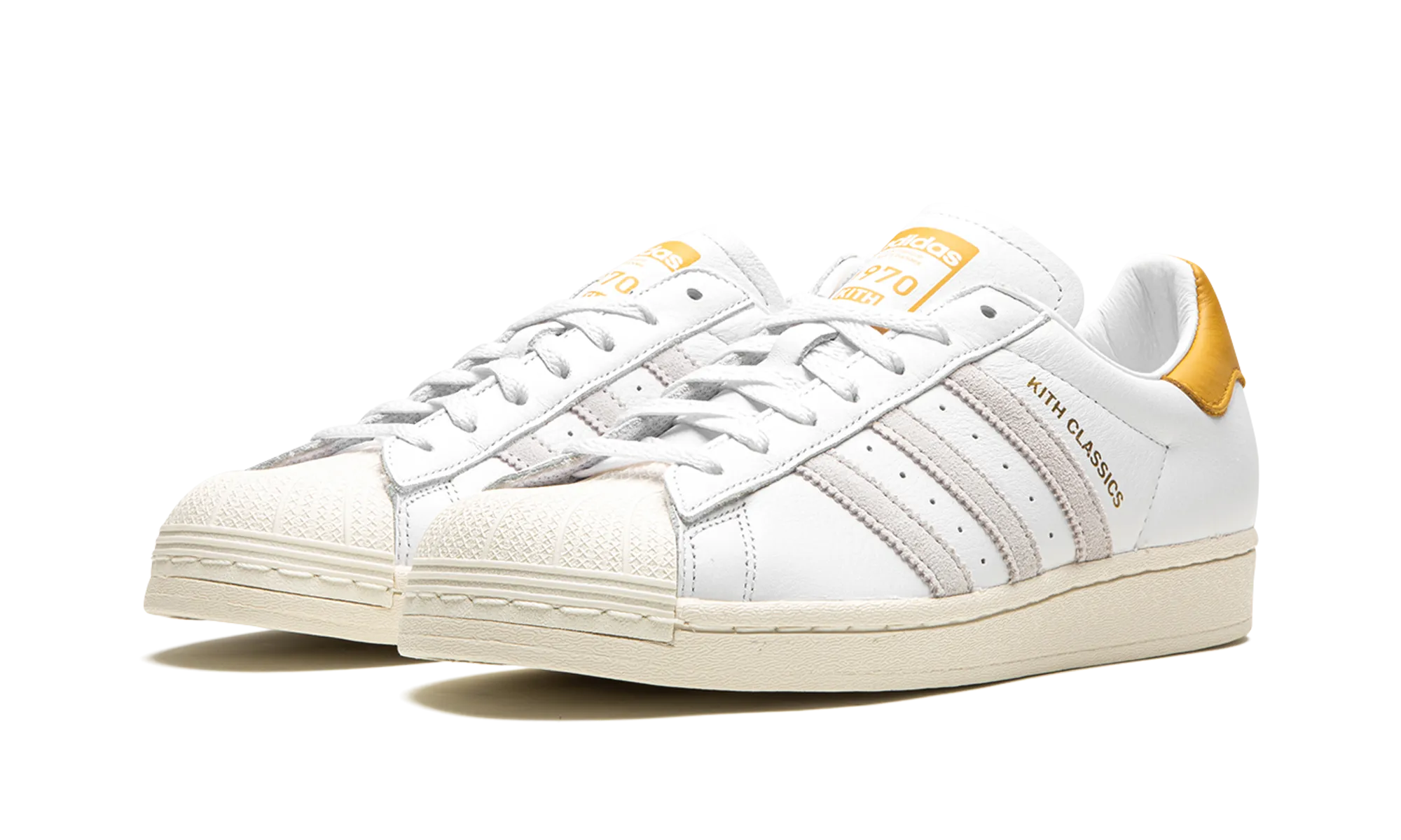 Summer Wear Feet Support Superstar "Kith Classics - White Mango"