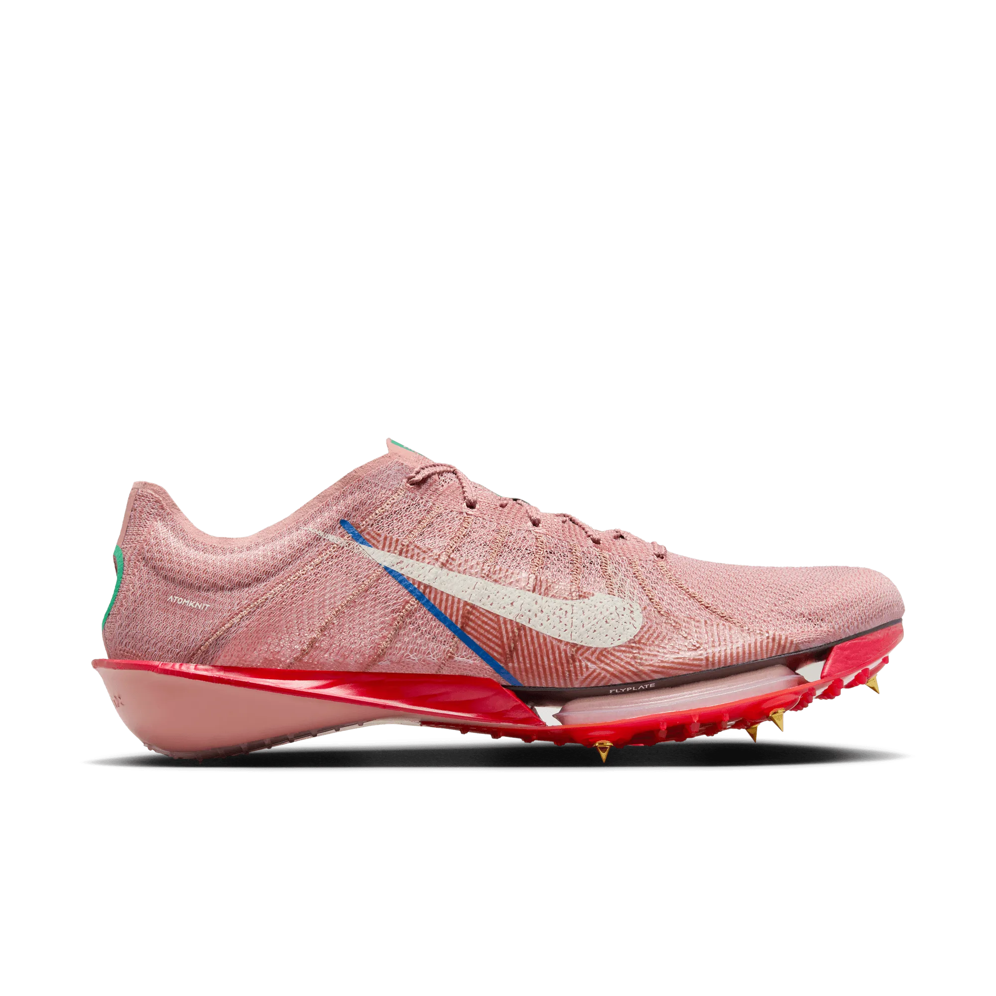 AIR ZOOM VICTORY 2 - D - 600 RED STARDUST/PALE IVORY Unisex Design running on hard surface
