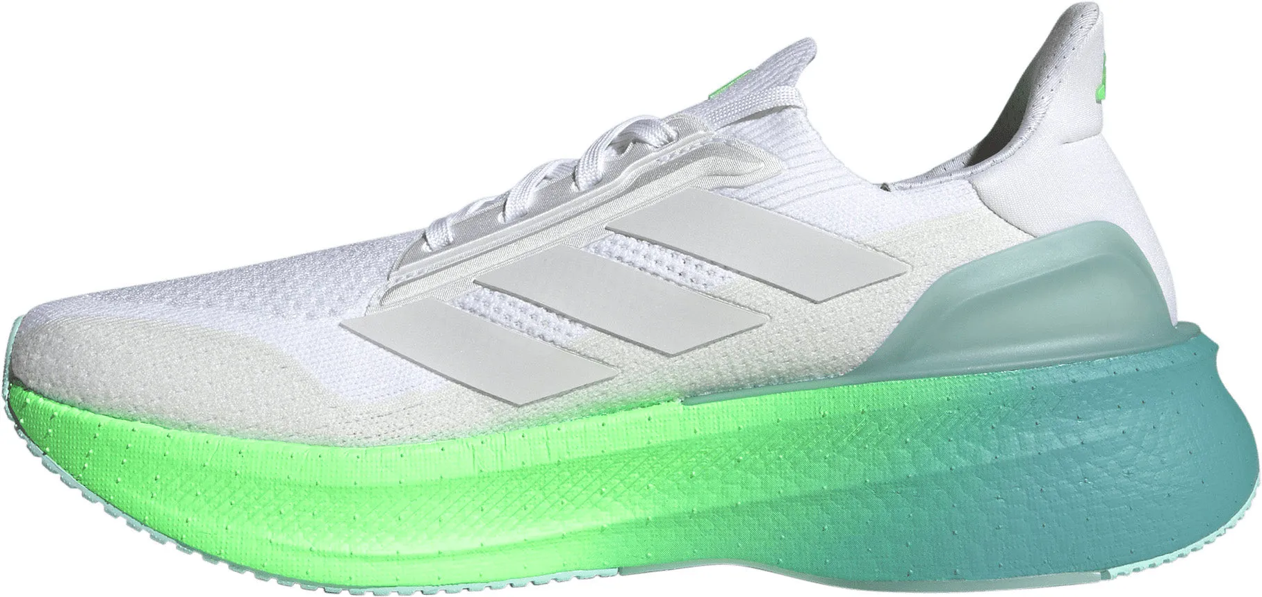 adidas Ultra Boost 5X Mens Running Shoes - White Low Top Design
