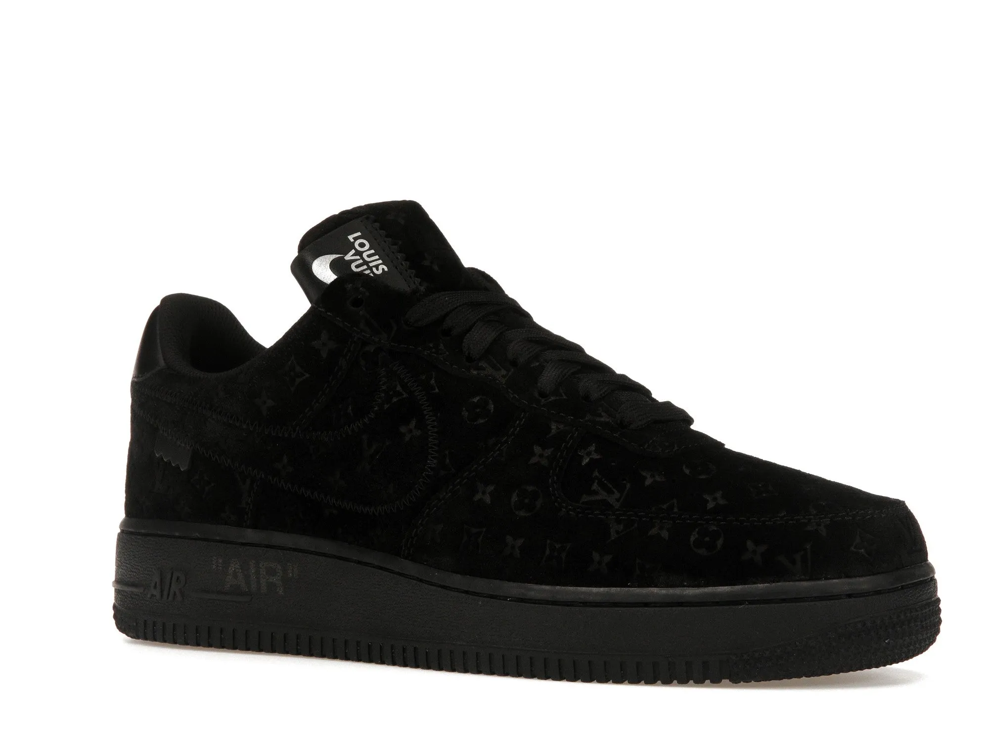 Louis Vuitton Nike Air Force 1 Low By Virgil Abloh Black Slip   resistant   sole