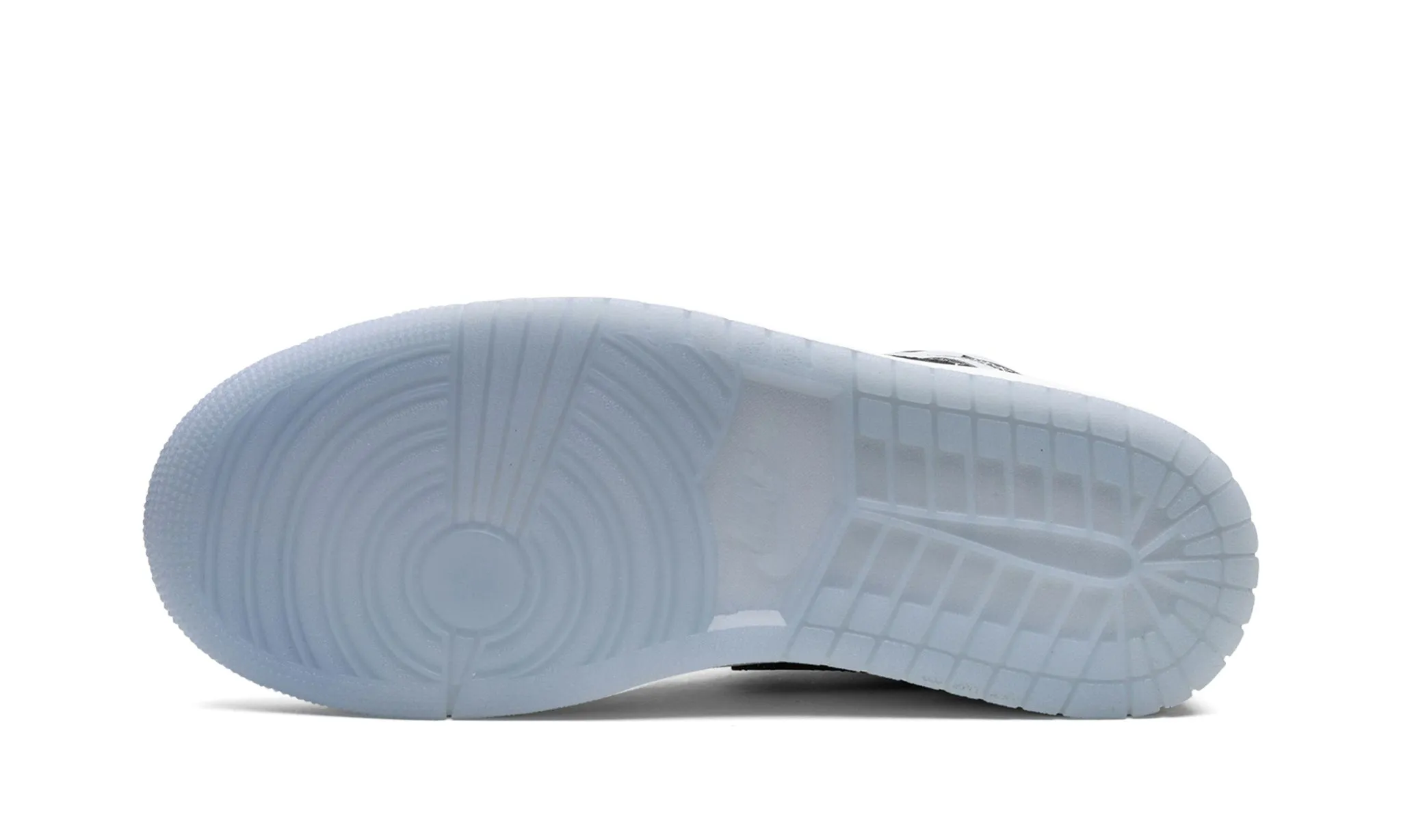 City Step Dawn Jog Air Jordan 1 Mid White Ice Blue