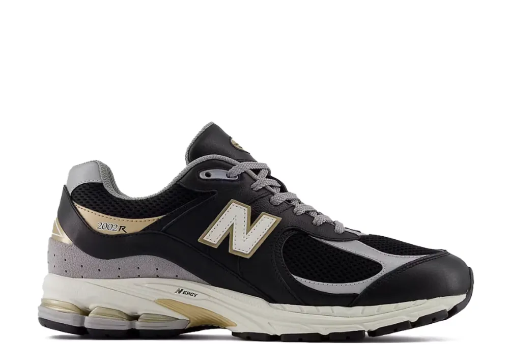 Grip Power City Utility New Balance 2002R Black Sea Salt Gold Metallic
