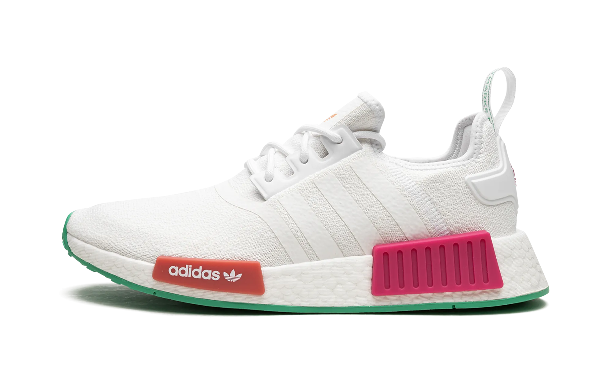 NMD R1 WMNS "White Magenta Green" Perfect Fit