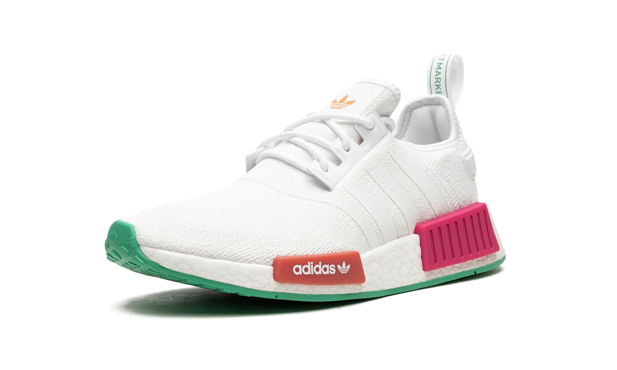 Calm Hike Active Steps NMD R1 WMNS "White Magenta Green"