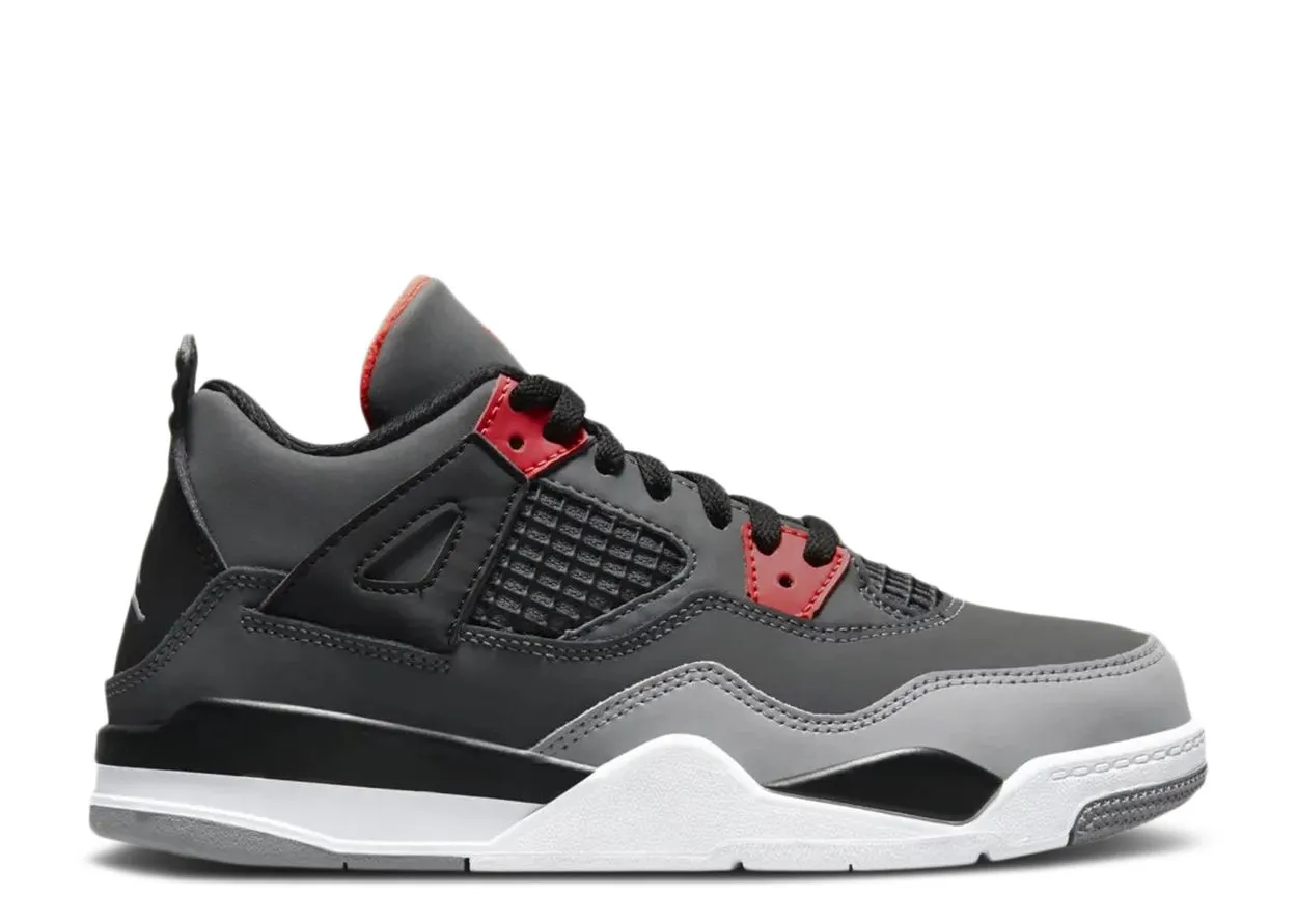 Trail Jog Stable Form Air Jordan 4 Retro Infrared (PS)