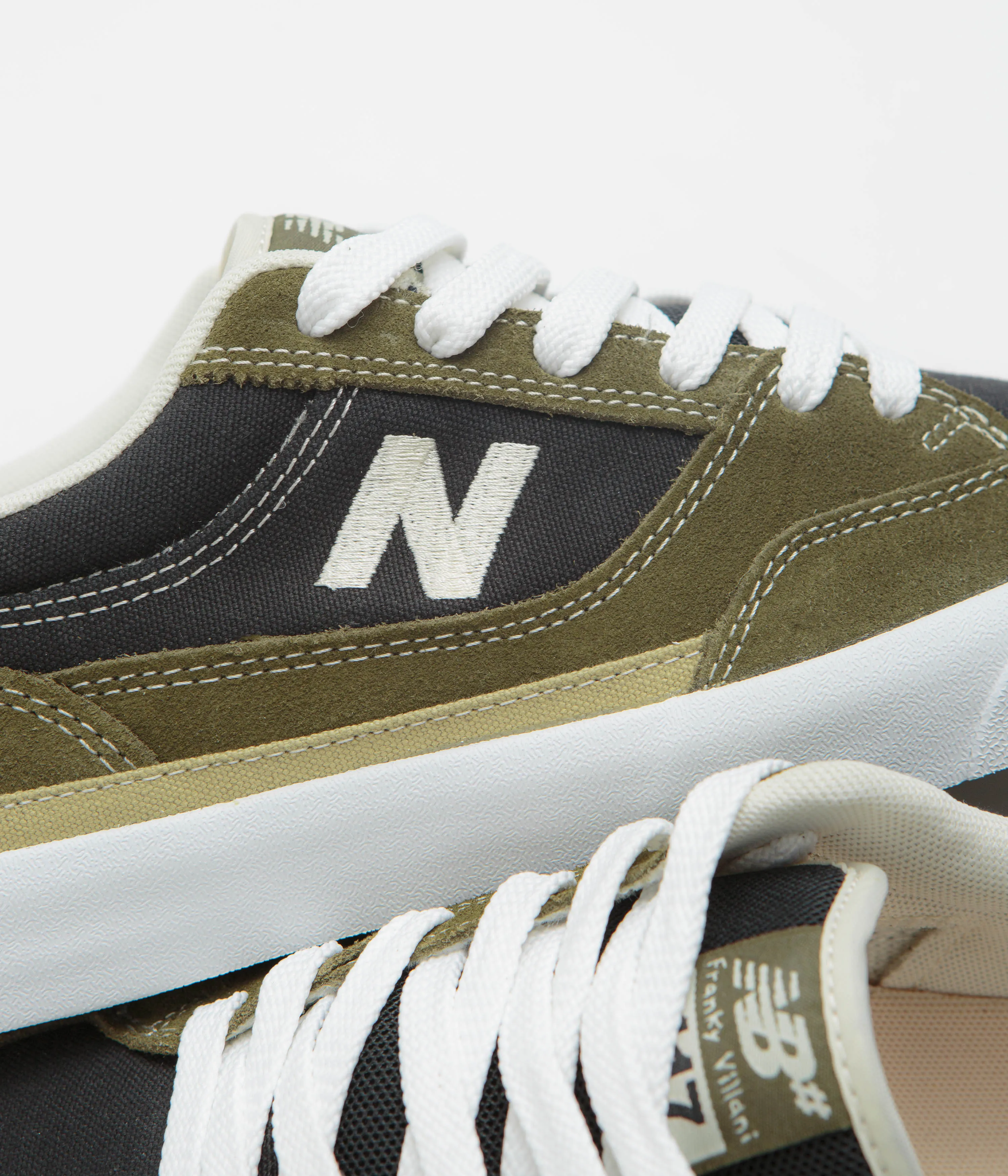 New Balance Numeric 417 Franky Villani Shoes - Woodland Pearl-Detail Formal Mode Canvas