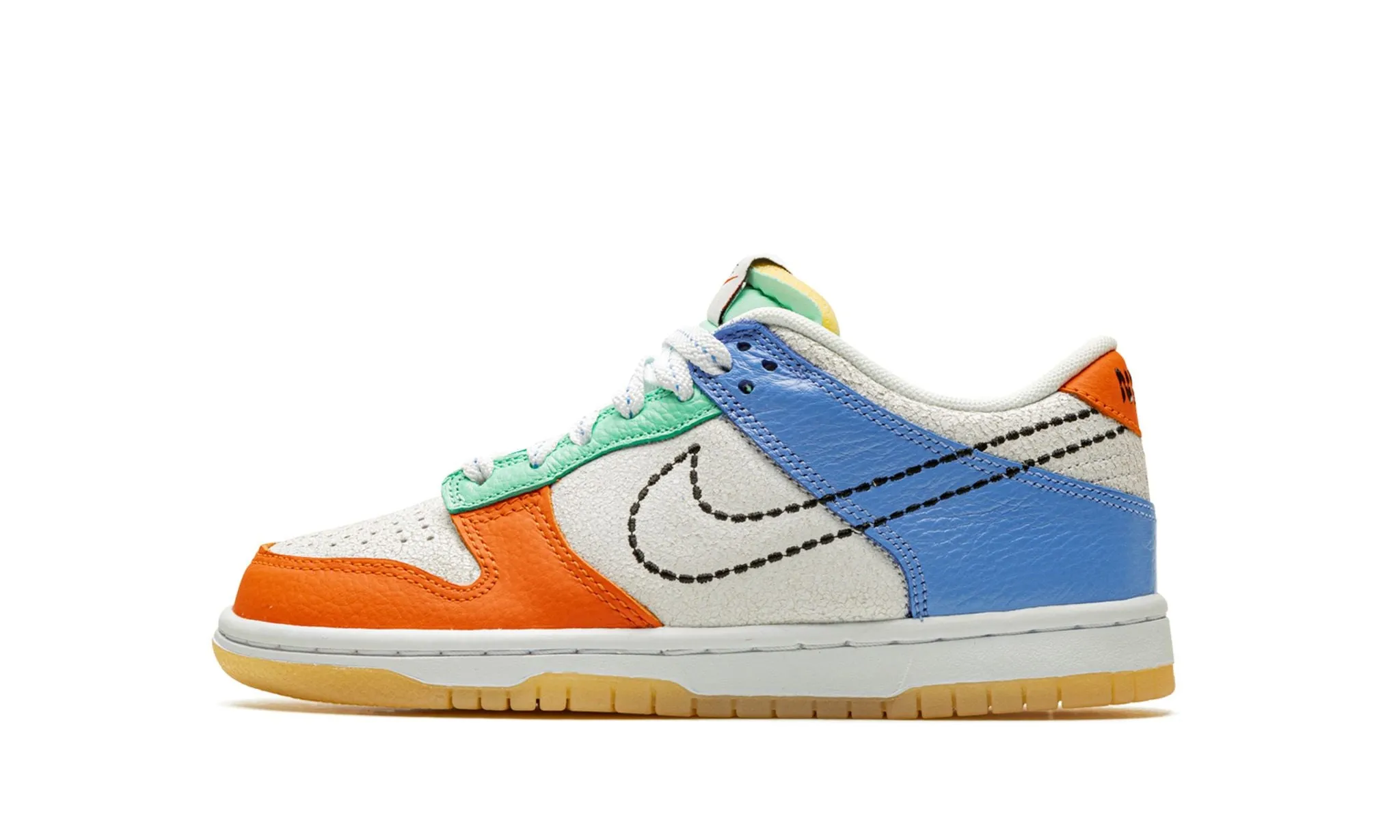 Mesh   lined Nike Dunk Low "Nike 101" Grade School