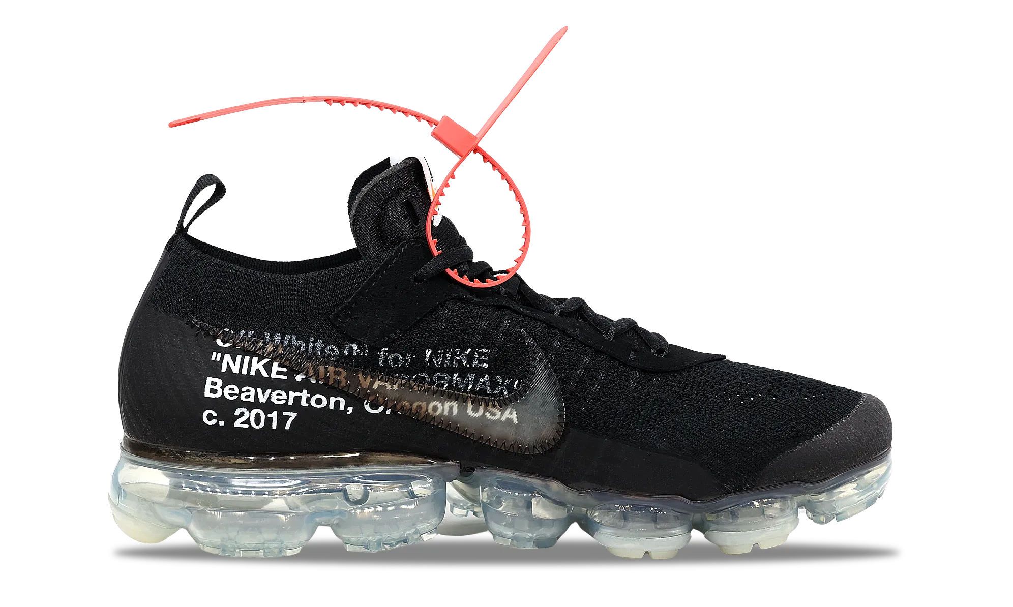 grass - surface running shoes Nike Air VaporMax x OFF-WHITE Part 2 Black (AA3831-002) Men's Size 5-12