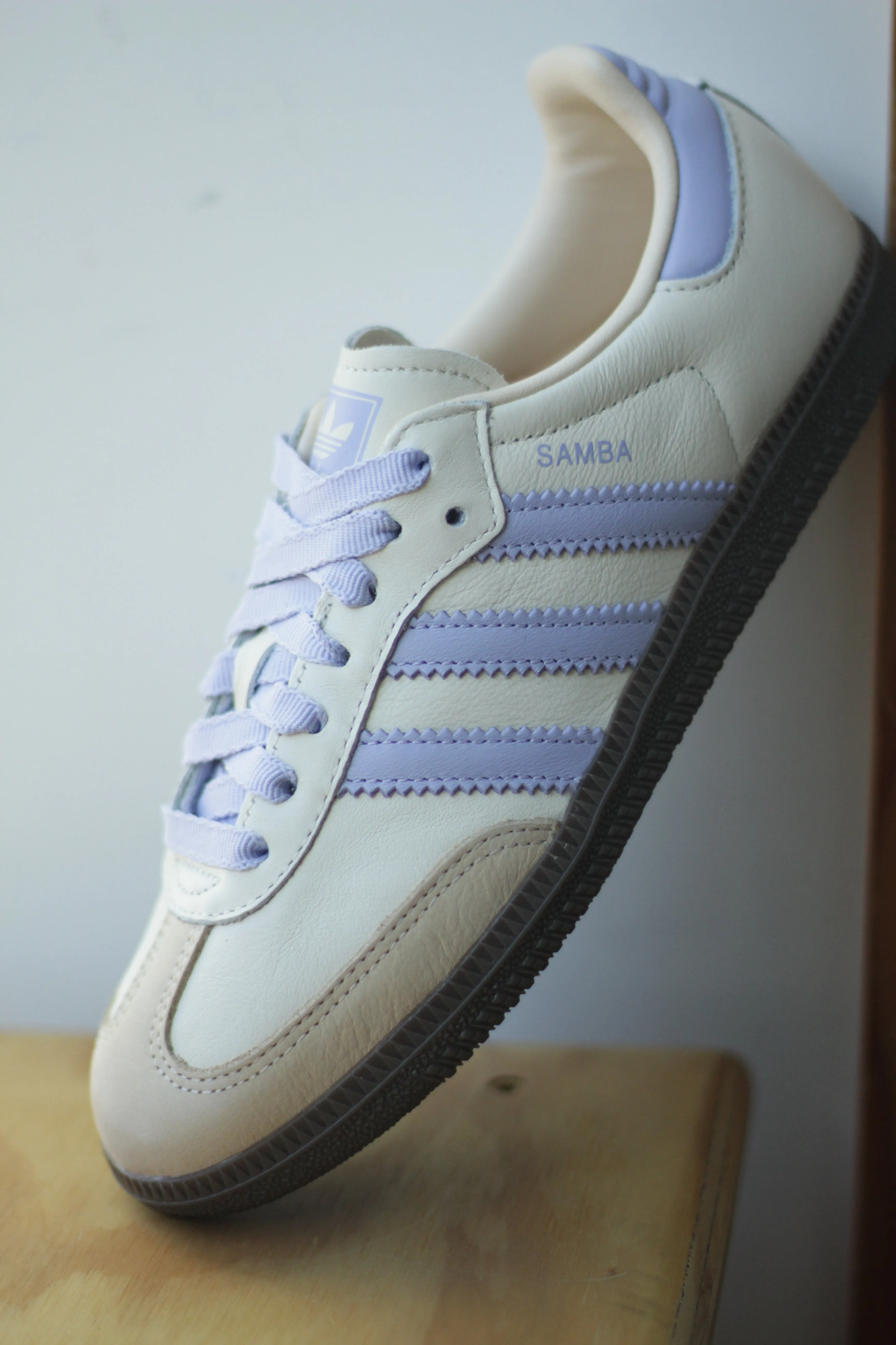Power Grip Greek Ease Crystal-Clear W SAMBA OG "CREAM WHITE/VIOLET TONE"