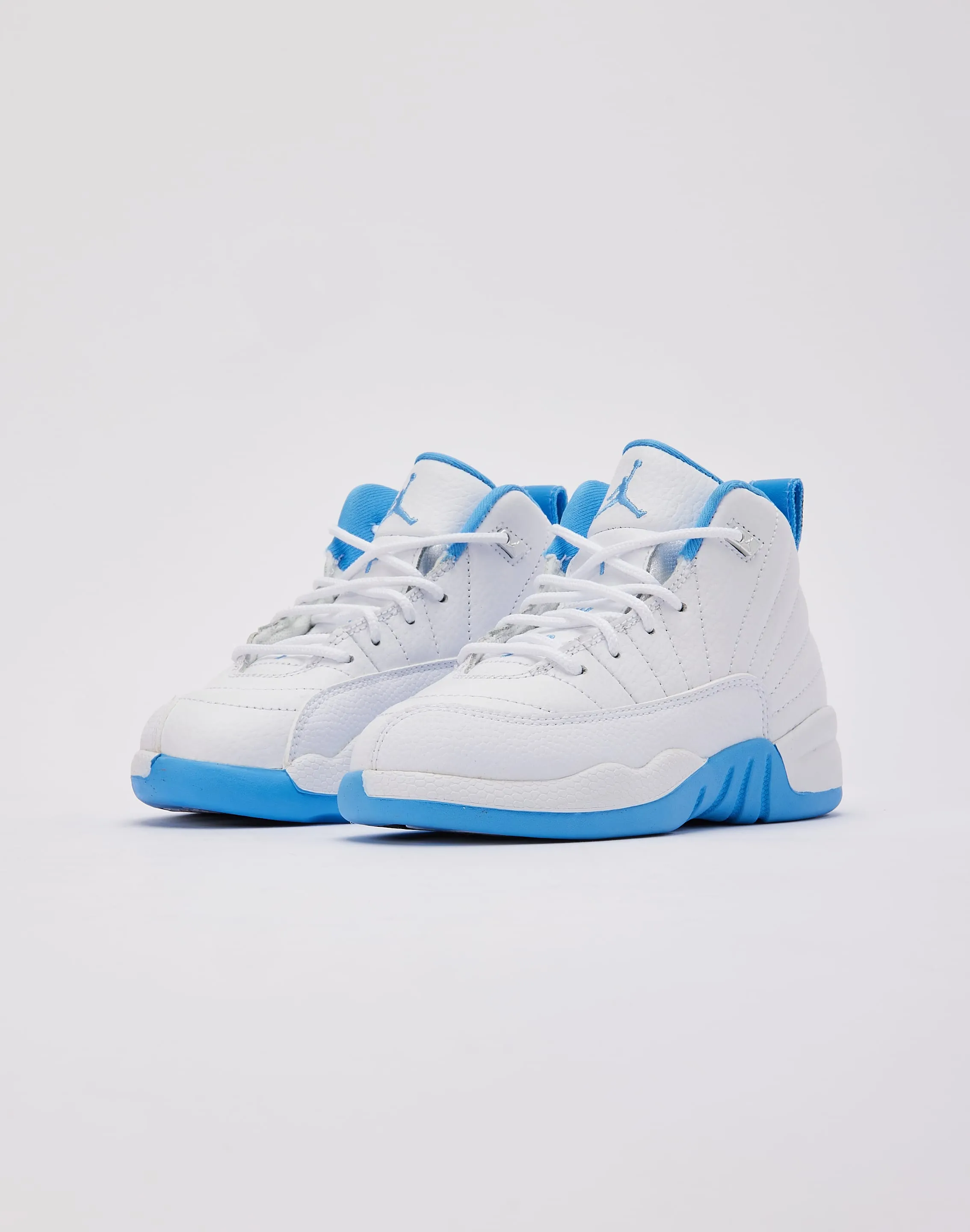 Jordan Air Jordan 12 Retro 'White and University Blue' Pre-School design