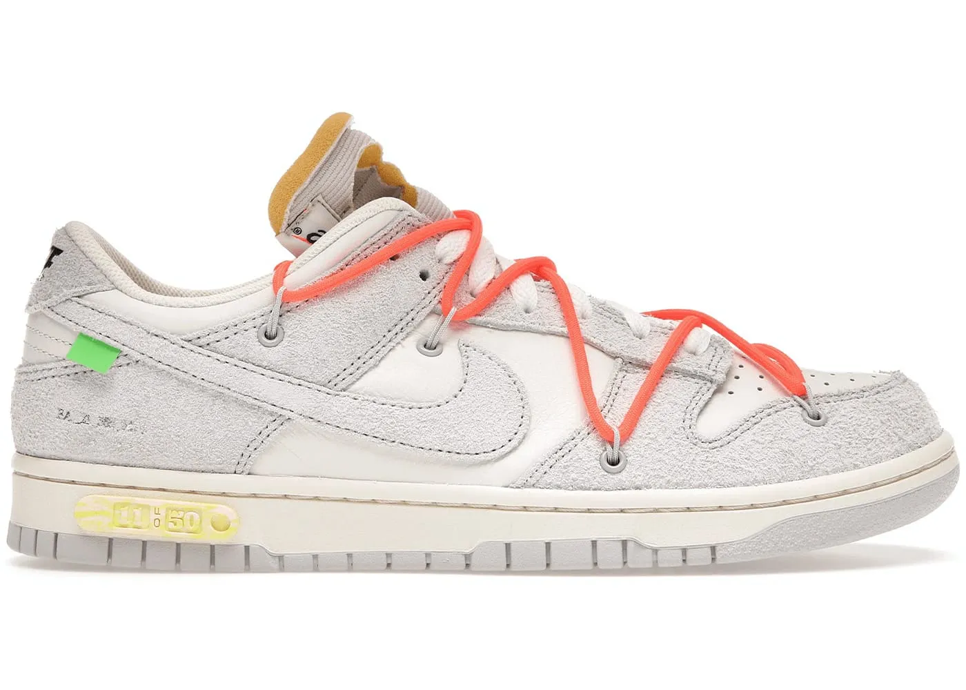 Nike Dunk Low Off-White Lot 11 Current Hike