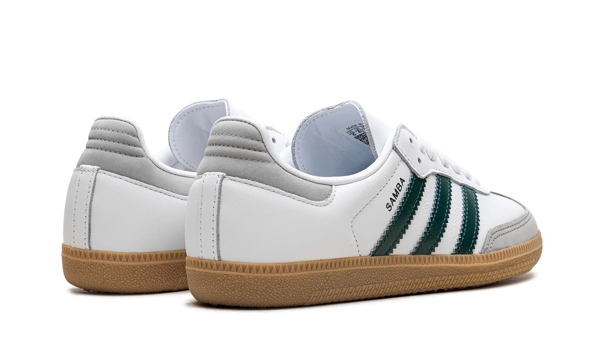 Samba OG WMNS "White Collegiate Green Gum" Balance Step