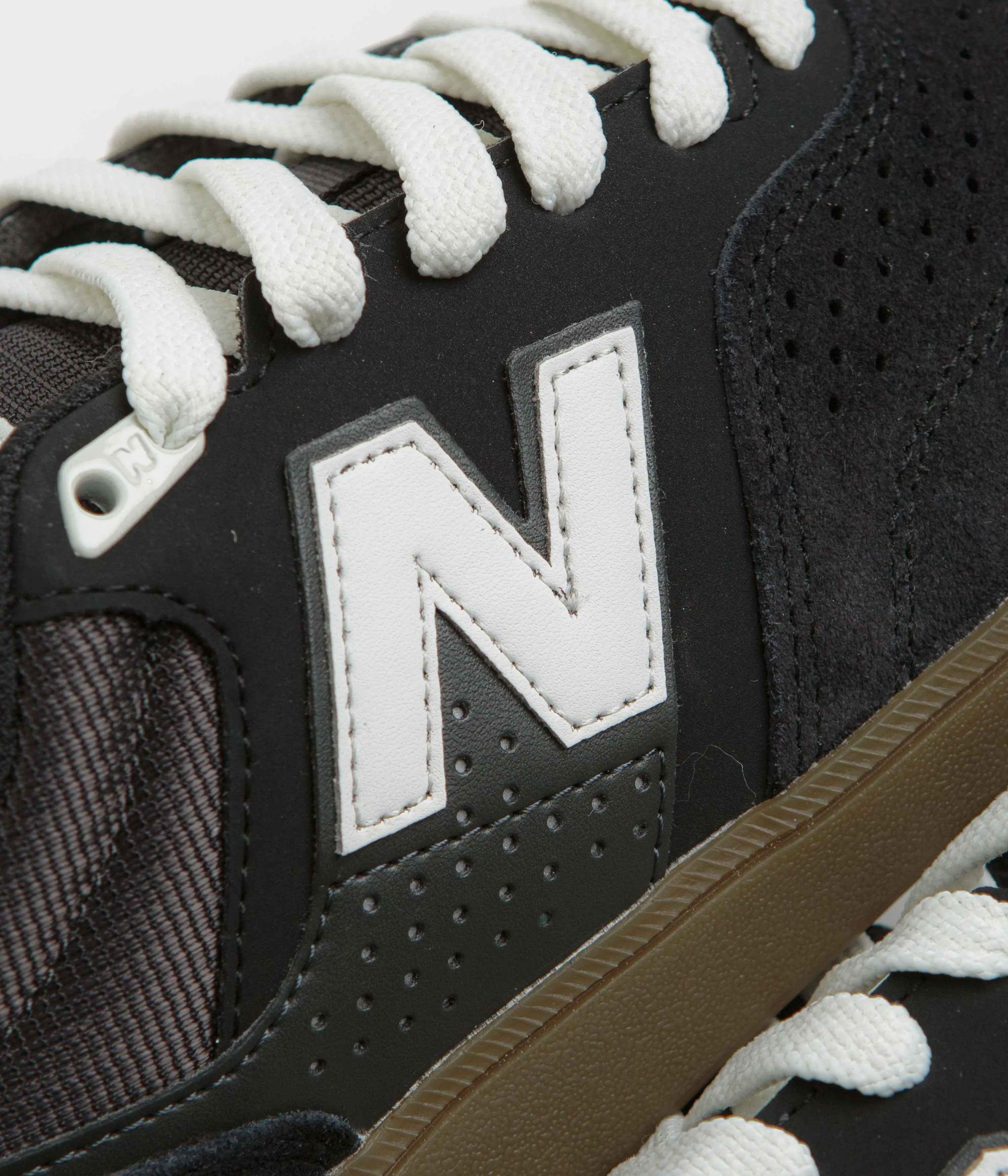 New Balance Numeric 508 Brandon Westgate Shoes - Black / Gum / White Heel-Cap Moon Tone