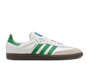 Adidas Samba OG White Green Lounge Style