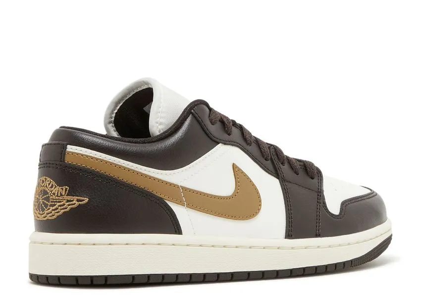 Deep Black Air Jordan 1 Low Shadow Brown