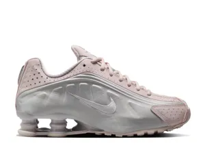 breathable mesh shoe aspect high - arched shoes Nike Shox R4 Barely Rose Metallic Platinum